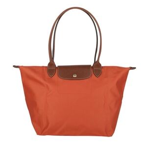 Longchamp Le Pliage shoulder tote bag in orange